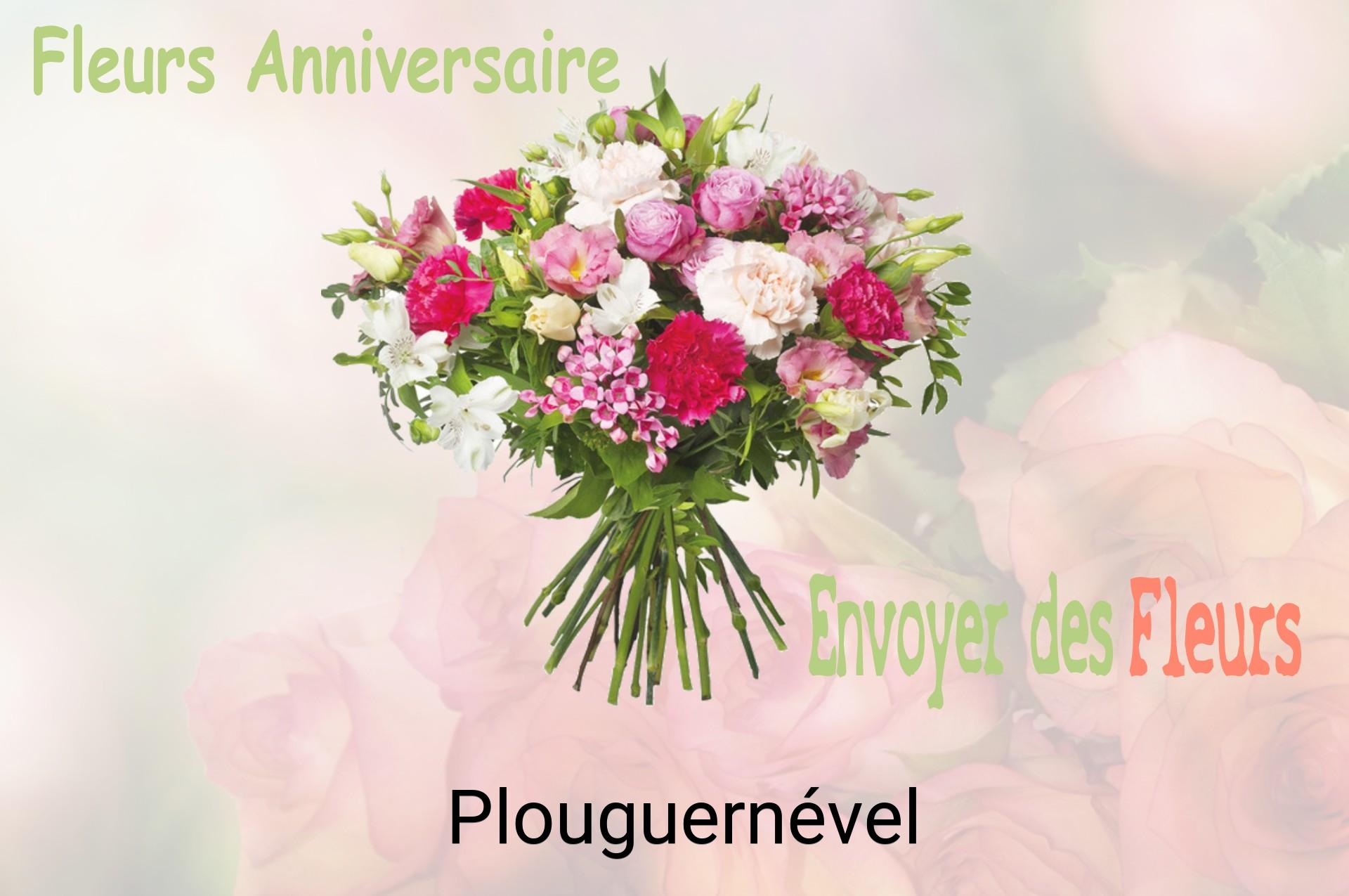 Bouquet de fleurs d’anniversaire livré à Plouguernével