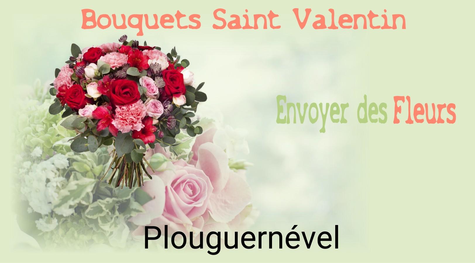 Roses de Saint-Valentin livrées à Plouguernével